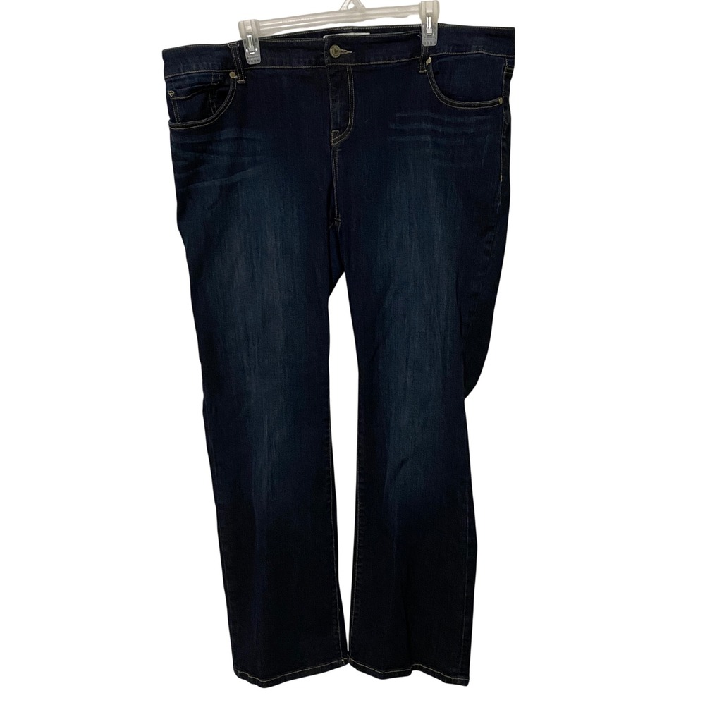 Torrid Relaxed Boot Jeans 20R Dark Wash Casual Boho Retro Modern Western Classic